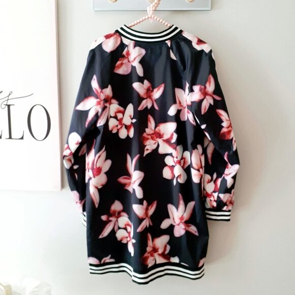 EUC Luna Moon black floral print jacket, L - Picture 6 of 7